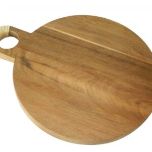 Rattan accent acacia serving Board