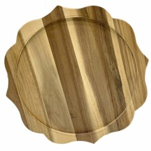 acacia charger plate
